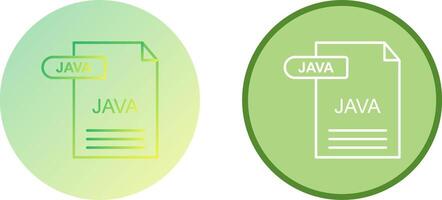 Java Icon Design vector
