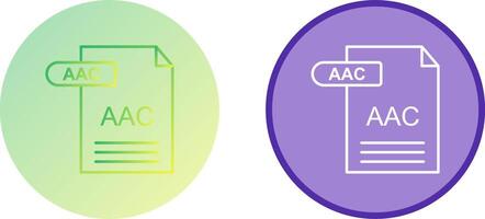 AAC Icon Design vector