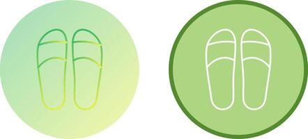 Slippers Icon Design vector