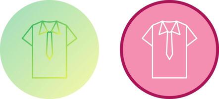 Shirt and Tie Icon Design vector