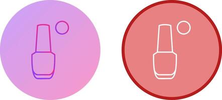 Nailpolish Icon Design vector