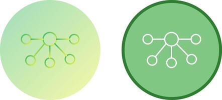 Nodes Icon Design vector