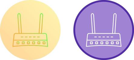 Router Icon Design vector