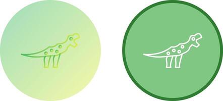 Dinosaur Icon Design vector