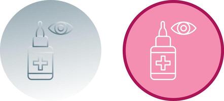 Eye Drop Icon Design vector