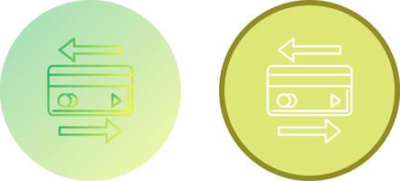 Transaction Icon Design vector