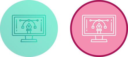 Elearning Icon Design vector