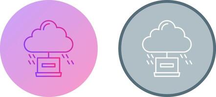 Cloud Computing Icon Design vector