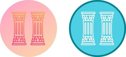 Column Icon Design vector