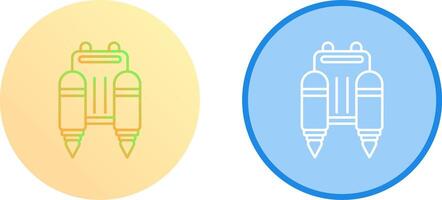 Jetpack Icon Design vector