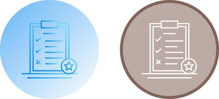 Task List Icon Design vector