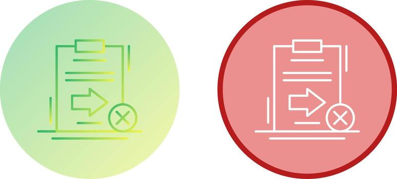 enviar ha fallado icono diseño vector