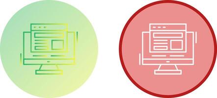 Adaptive Layout Icon Design vector