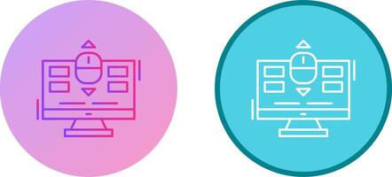 Scroll Icon Design vector