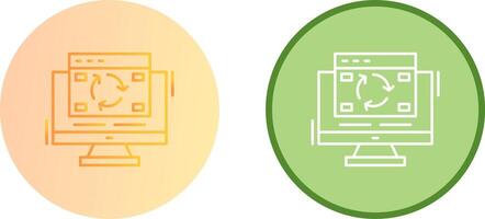 Update Icon Design vector