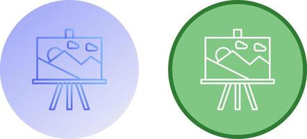Canvas Icon Design vector