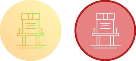 Chair Icon Design vector