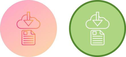 File Download Icon Design vector