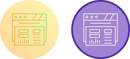 Dashboard Icon Design vector