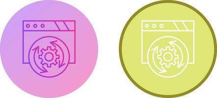 Update Icon Design vector