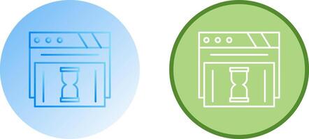 Waiting Icon Design vector