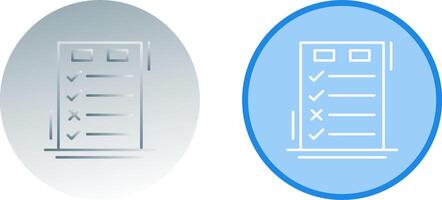 Today to Done CheckList Icon Design vector