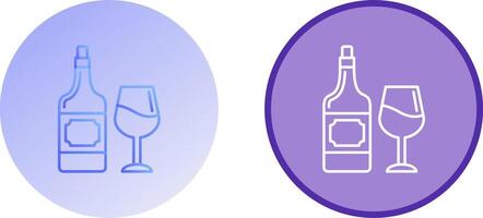 vino icono diseño vector