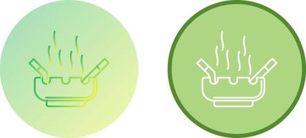 Ashtray Icon Design vector