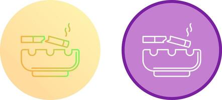 Broken Cigarette Icon Design vector