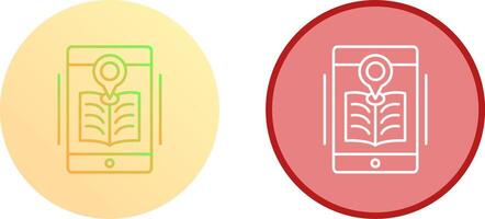 Library Icon Design vector