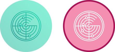 Radar Icon Design vector