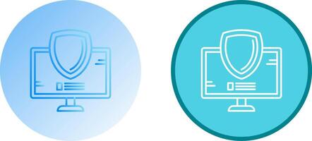 Unprotected Icon Design vector