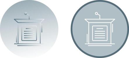 Podium Icon Design vector