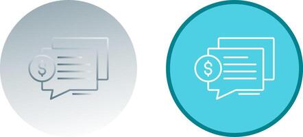 Dialog Icon Design vector