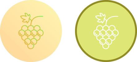 Grapes Icon Design vector