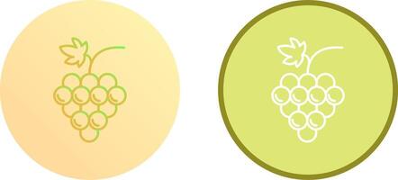 diseño de icono de uvas vector