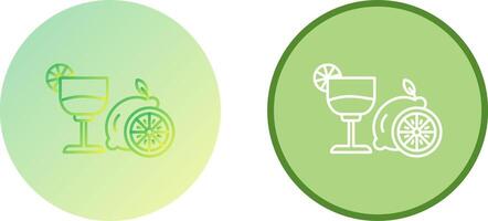 Lime Juice Icon Design vector