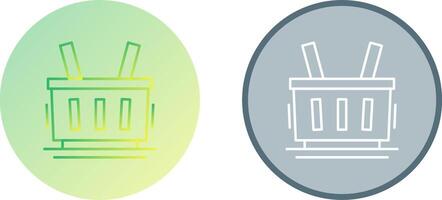 Shopping Basket Icon Design vector