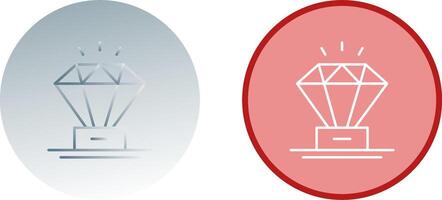 diseño de icono de diamante vector