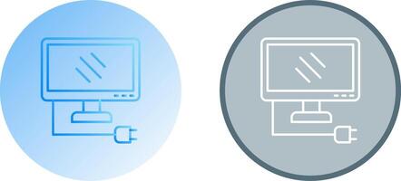 Monitor Icon Design vector