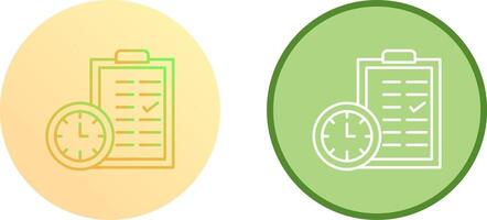 Time Planing Icon Design vector