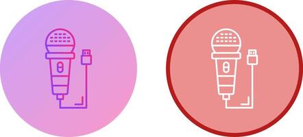 Microphone Icon Design vector