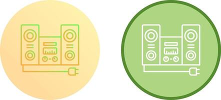 Stereo Icon Design vector