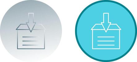 Archive Icon Design vector