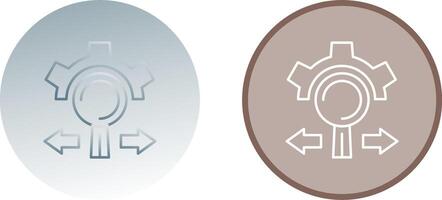 Research and Development Icon Design vector