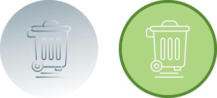 Dustbin Icon Design vector