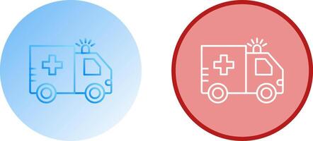 Ambulance Icon Design vector