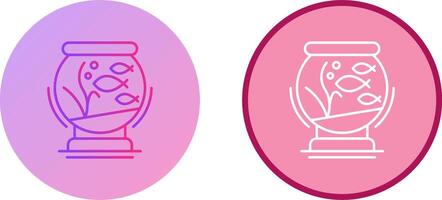 Fishbowl Icon Design vector
