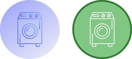 Washing Machine Icon Design vector