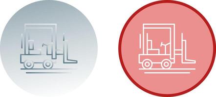 Forklift Icon Design vector